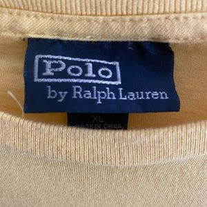 Polo Ralph Lauren yellow long sleeve
